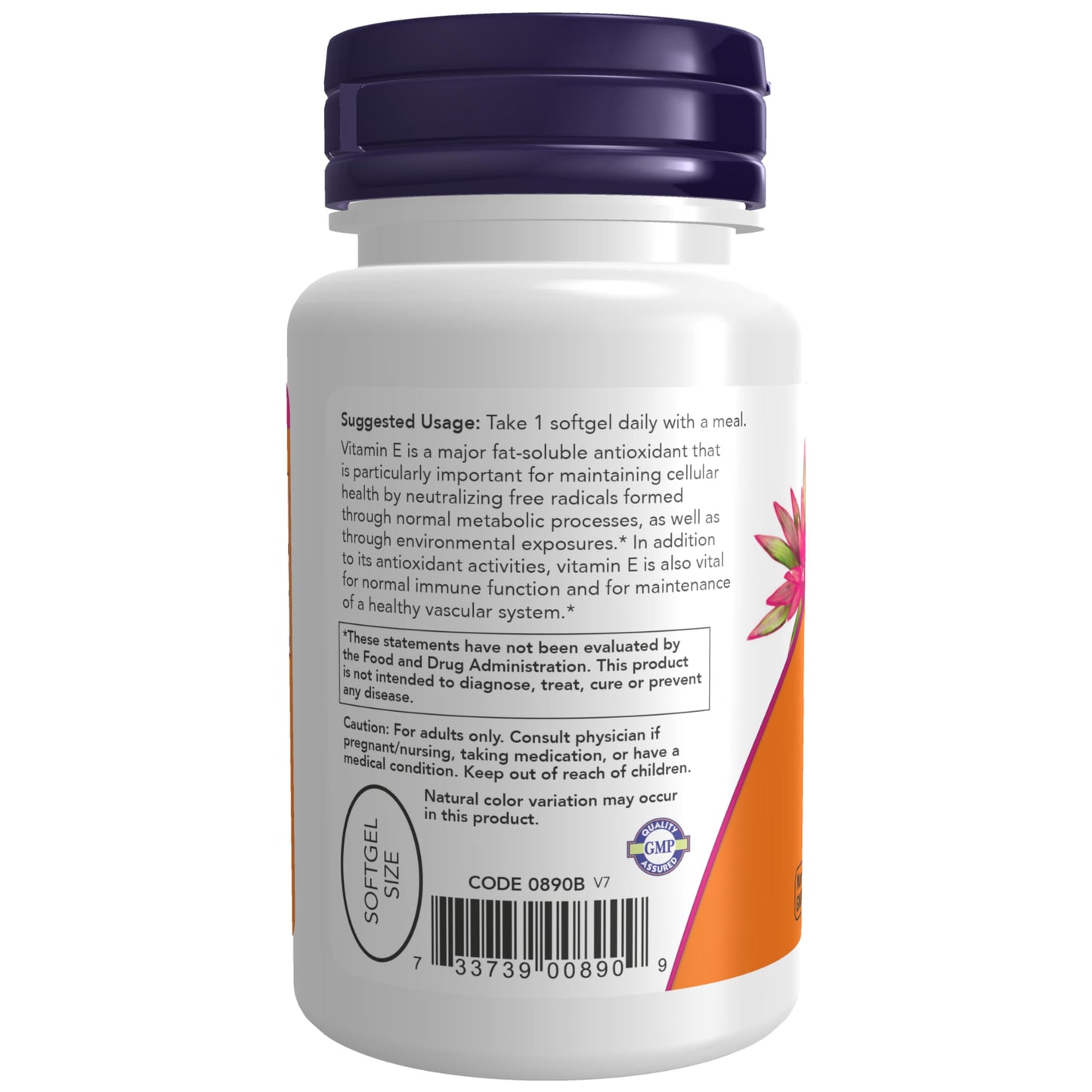 NOW Foods Supplements, Vitamin E-400 IU Mixed Tocopherols, Antioxidant Protection*, 50 Softgels