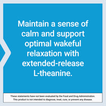 Life Extension Theanine XR™ Stress Relief – L-Theanine – Promotes a Calm Response to Daytime Stress – Non-GMO, Gluten-Free, Vegetarian – 30 Tablets