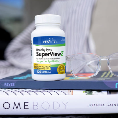 21st Century Healthy Eyes SuperView Eye Vitamin Softgels, 120 Count