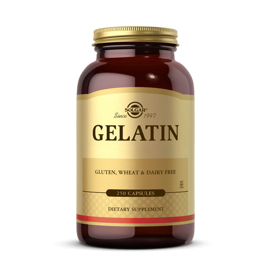 Solgar Gelatin 1680 mg, 250 Capsules - Supports Bone, Joint & Skin Health