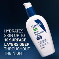 CeraVe PM Facial Moisturizing Lotion, 3 Ounce + AM Facial Moisturizing Lotion SPF 50, 3 Oz