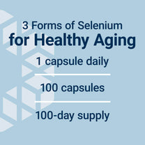 Life Extension Super Selenium Complex, 200 mcg – 3 Forms of Selenium, Vitamin E – Cellular Health & Longevity Support – Gluten-Free, Non-GMO, Vegetarian, 1 Daily – 100 Capsules