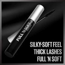 Maybelline New York Full 'N Soft Washable Mascara, Very Black, 1 Count