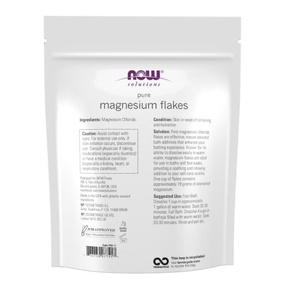 Now Solutions, Magnesium Flakes, from the Ancient Seabed, 26.5 oz