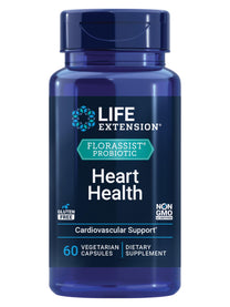 Life Extension FLORASSIST Probiotic Heart Health, 60 Capsules