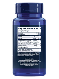Life Extension PalmettoGuard Saw Palmetto, 30 Softgels