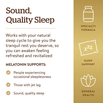 Solgar Melatonin 5 mg, 120 Nuggets - Helps Promote Relaxation & Rest
