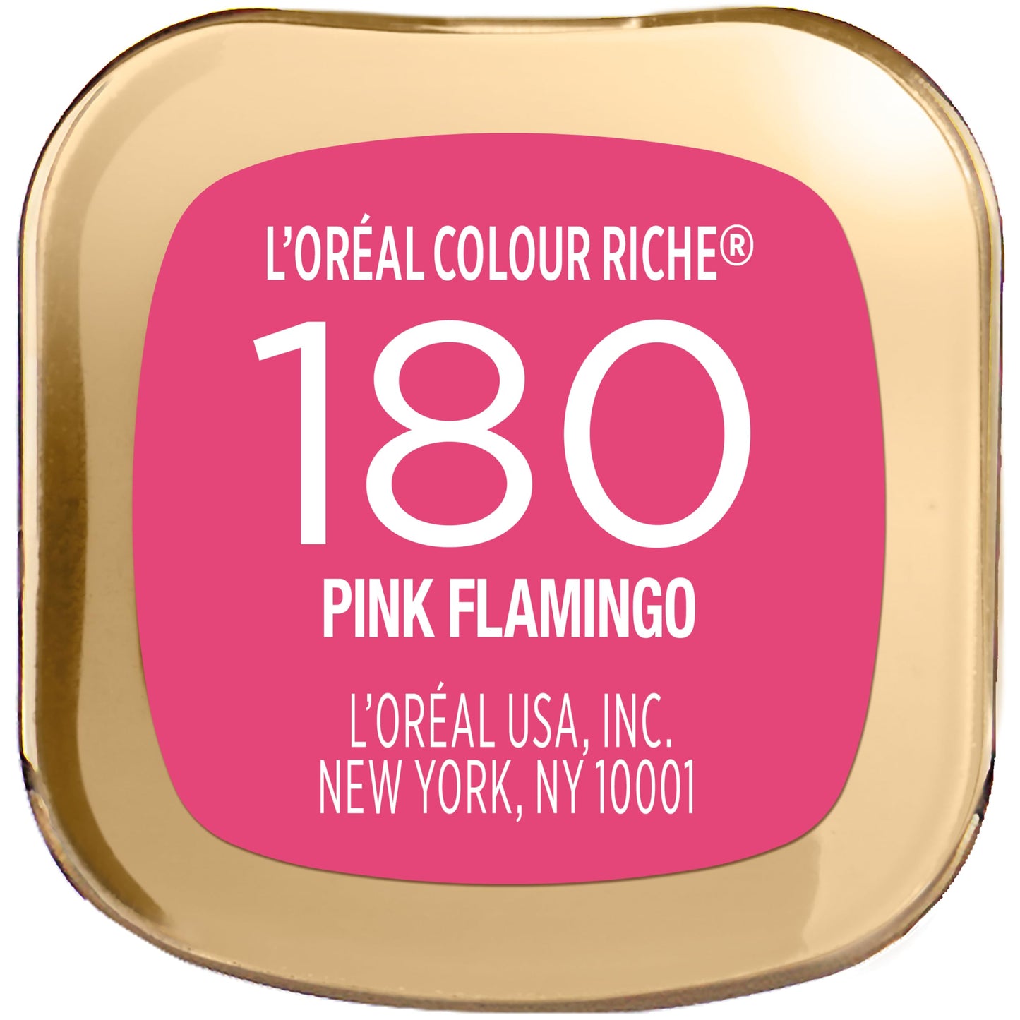 L'Oreal Paris Colour Riche Original Creamy, Hydrating Satin Lipstick with Argan Oil and Vitamin E, Pink Flamingo , 1 Count