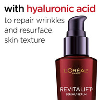 L'Oreal Paris Revitalift Triple Power Anti-Aging Concentrated Face Serum, Hyaluronic Acid and Pro-Xylane, Reduces Wrinkles 1 oz