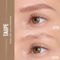 Maybelline Express Brow Ultra Slim Eyebrow Makeup, Brow Pencil with Precision Tip and Spoolie for Defined Eyebrows, Taupe (Packaging May Vary)