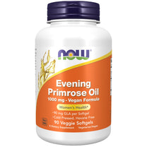 NOW Foods Supplements, Evening Primrose Oil 1000 mg, Cold Pressed, Hexane Free, Vegan Formula, 90 Veg Softgels