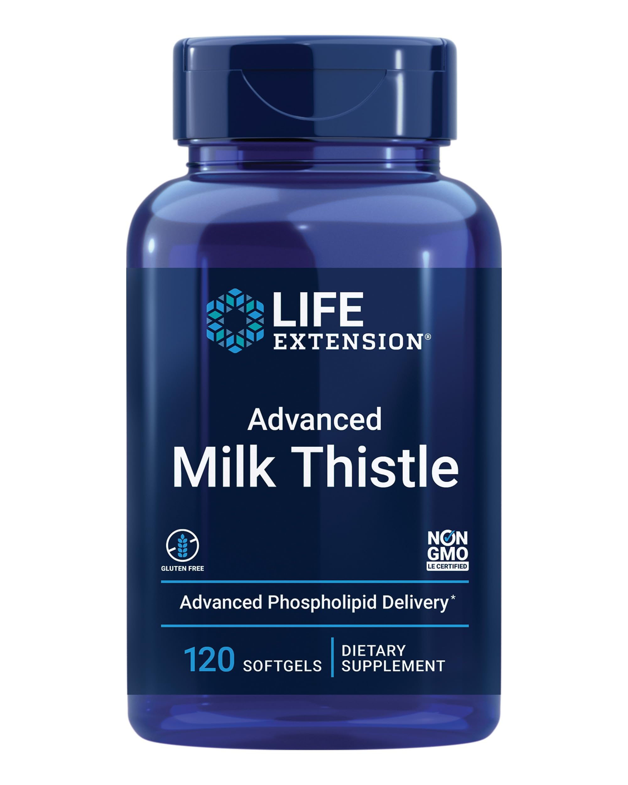 Life Extension Advanced Milk Thistle, Silymarin, 120 Softgels