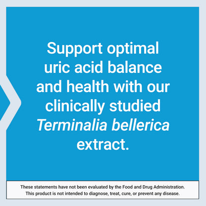 Life Extension Uric Acid Control, Promotes Healthy uric Acid Balance, Joint Health, discomfort Relief, Gluten Free, Non-GMO, Vegetarian, 60 Capsules