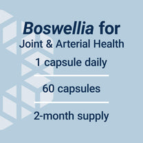 Life Extension Boswellia, standardized Boswellia serrata Extract, Promotes Joint, Cell & arterial Health, Gluten-Free, Non-GMO, Vegetarian, 60 Capsules