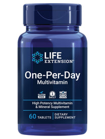 Life Extension One-Per-Day Multivitamin – Packed with Over 25 Vitamins, Minerals & Plant Extracts, Quercetin, 5-MTHF Folate & More – 1-Daily, Non-GMO, Gluten-Free – 60 Tablets