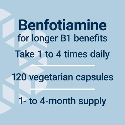 Life Extension Mega Benfotiamine, 250 mg, 120 Capsules