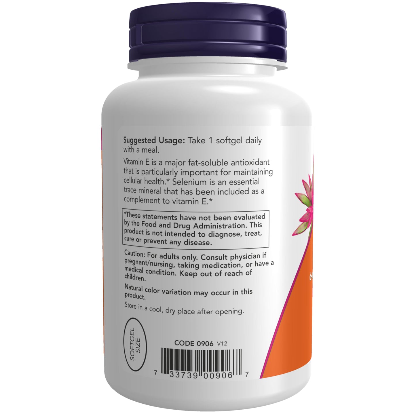 NOW Supplements, Vitamin E-400 IU, Mixed Tocopherols, Antioxidant Protection*, 100 Softgels