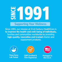 21st Century Calcium 600mg Tablets, Bone Strength Support, 400 Count