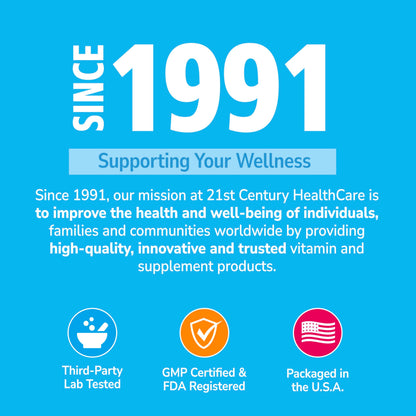 21st Century Calcium 600mg Tablets, Bone Strength Support, 400 Count