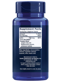 Life Extension Sea-Iodine™, kelp and bladderwrack-derived Iodine, Supports Healthy Levels of This Essential Nutrient for Thyroid Health and Beyond, Non-GMO, Gluten-Free, Vegetarian, 60 Capsules