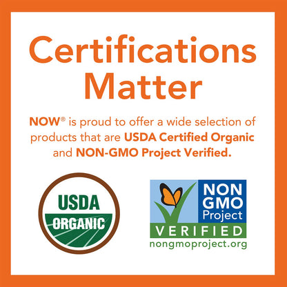 NOW Foods Supplements, Inulin Prebiotic Pure Powder, Certified Organic, Non-GMO Project Verified, Intestinal Support*, 8-Ounce (Pack of 2)