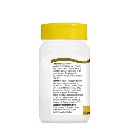 21st Century Niacinamide 500mg Prolonged Release, No Flush, 110 Count