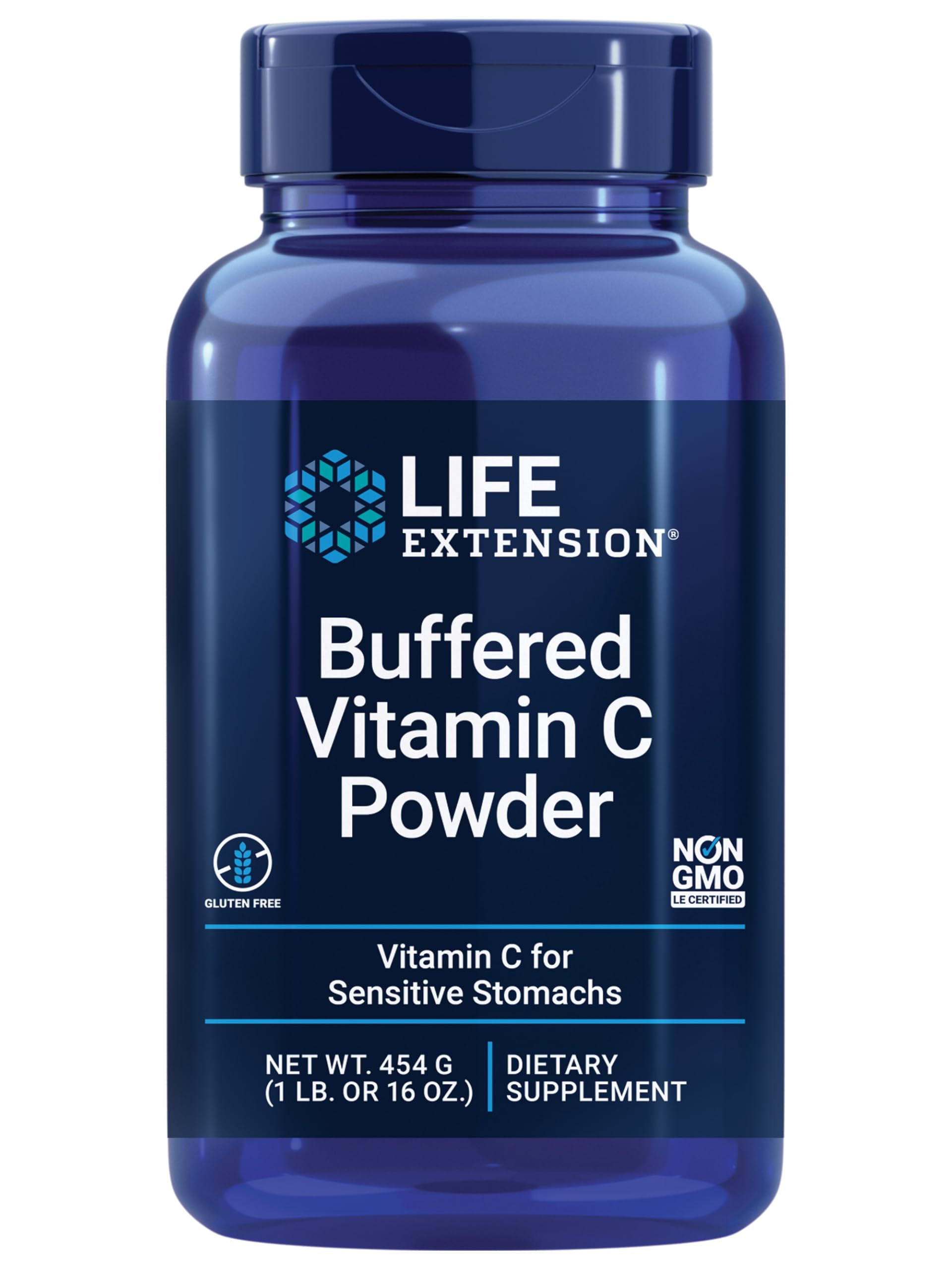 Life Extension Buffered Vitamin C Powder, 454 Grams