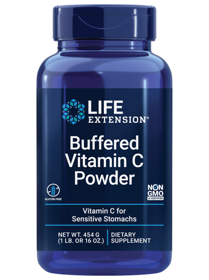 Life Extension Buffered Vitamin C Powder, 454 Grams