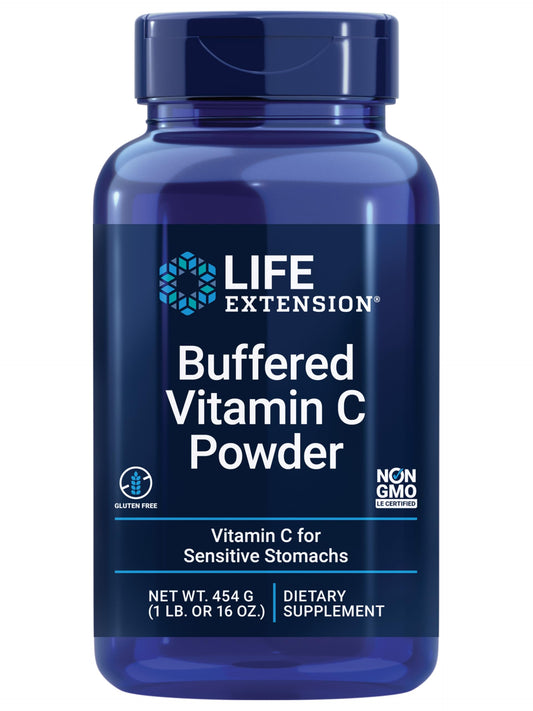 Life Extension Buffered Vitamin C Powder, 454 Grams