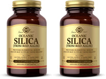 Solgar Oceanic Silica from Red Algae 25 mg,100 Vegetable Capsules - Excellent Source of Calcium,Supports Bone Health - Non-GMO,Vegan,Gluten Free,Dairy Free,Kosher - 50 Servings,(Pack of 2)