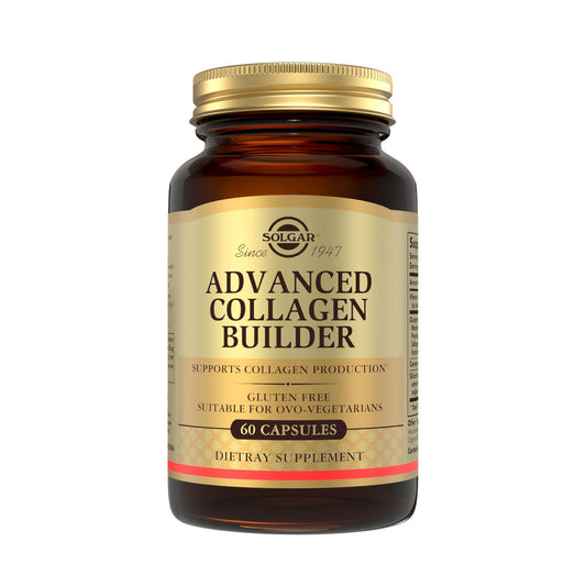 Solgar Advanced Collagen Builder with Vitamin C, Ovoderm, Coenzyme Q10 & Silica - 60 Capsules - Helps Your Body Build Collagen - 30 Servings