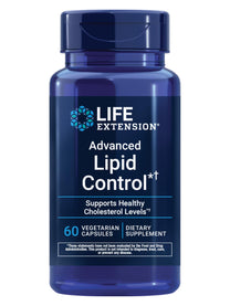 Life Extension Advanced Lipid Control, amla Extract, Indian Gooseberry, Heart Health, endothelial Health, Vegetarian, Gluten-Free, 60 Capsules