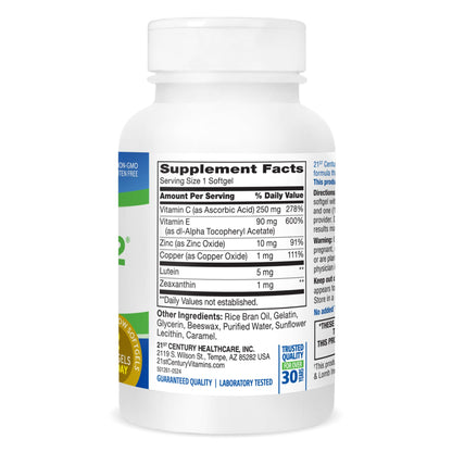 21st Century Healthy Eyes SuperView Eye Vitamin Softgels, 120 Count