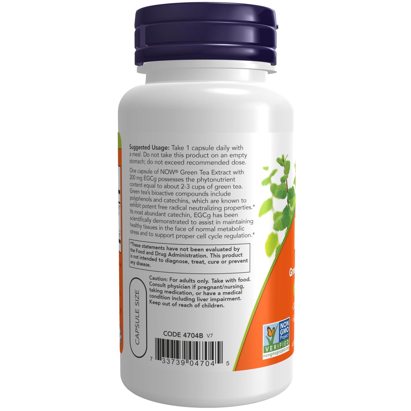 NOW Foods Supplements, EGCg Green Tea Extract 400 mg, Free Radical Scavenger*, 90 Veg Capsules