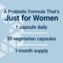 Life Extension FLORASSIST® Probiotic Women's Health, Vaginal Health, Digestive Health, Immune Health, Gluten-Free, Non-GMO, Vegetarian, Once-Daily Formula, 30 Capsules