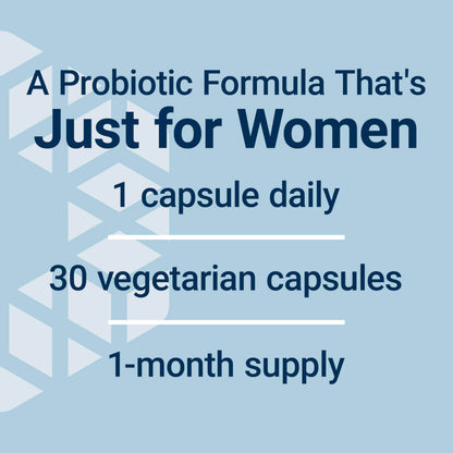 Life Extension FLORASSIST® Probiotic Women's Health, Vaginal Health, Digestive Health, Immune Health, Gluten-Free, Non-GMO, Vegetarian, Once-Daily Formula, 30 Capsules