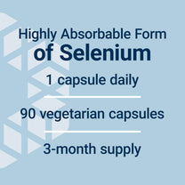 Life Extension Se-Methyl L-Selenocysteine, Advanced Form of Selenium, antioxidant Defense, Cellular Health, Healthy Aging, Vegetarian, Gluten-Free, Non-GMO, 90 Capsules