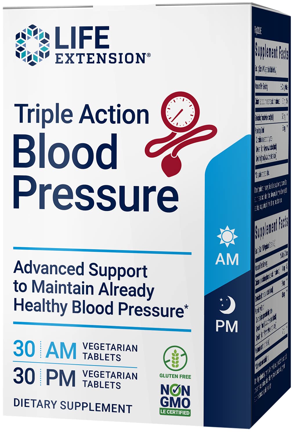 Life Extension Triple Action Blood Pressure, 60 Tablets