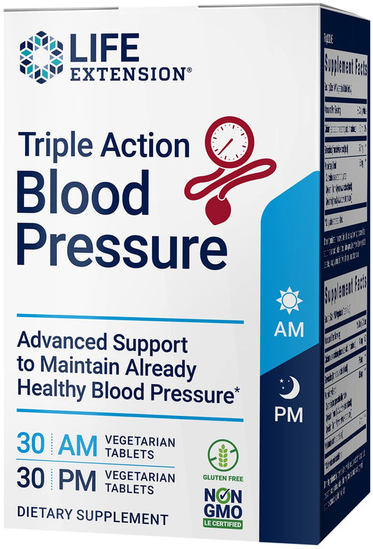 Life Extension Triple Action Blood Pressure, 60 Tablets