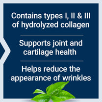 Life Extension Collagen Peptides for Skin & Joints, Collagen Types I, II & III in an Easy-Mix Powder, Gluten Free, Non-GMO, net Weight 343 Grams