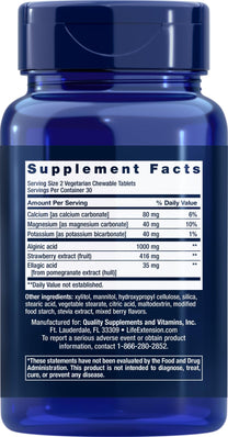 Life Extension Esophageal Guardian, 60 Vegetarian Chewable Tablets (Pack of 2)