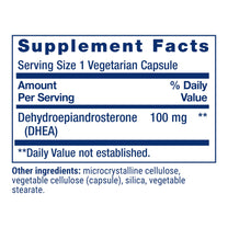 Life Extension DHEA 100 Mg Vegetarian Capsules, 60 Count
