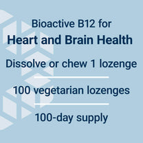 Life Extension Vitamin B12 Methylcobalamin 500mcg - Vitamin B12 Supplement for General Energy and Brain Health - Sugar Free Vegetarian Lozenges Dissolve in Your Mouth - Once Daily - 100 Count