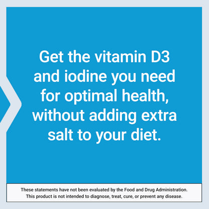 Life Extension Vitamin D3 with Sea-Iodine™, 125 mcg (5000 IU) – Immune Support, Bone Health, Thyroid Health – 1 Daily, Gluten-Free, Non-GMO – 60 Capsules