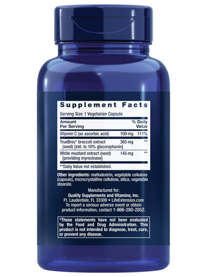Life Extension Optimized Broccoli with Myrosinase, 30 Capsules
