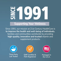 21st Century Healthy Eyes with Lutein Vision Support Tablets, 60 Count