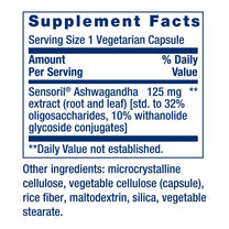 Life Extension Optimized Ashwagandha - Stress Management Supplement for a Healthy Stress Response, Focus, Memory, Stress Relief - Vegetarian, Gluten-Free, Non-GMO, 60 Capsules