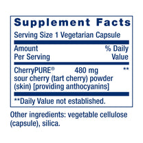 Life Extension Tart Cherry with CherryPURE, 60 Capsules