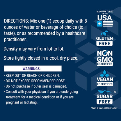 Life Extension Vegan Pro Collagen, Collagen Builder Support, Skin Health, Type I Collagen Amino acids, gotu kola, Vitamin C, Gluten-Free, Non-GMO, Vegan, 30 Servings