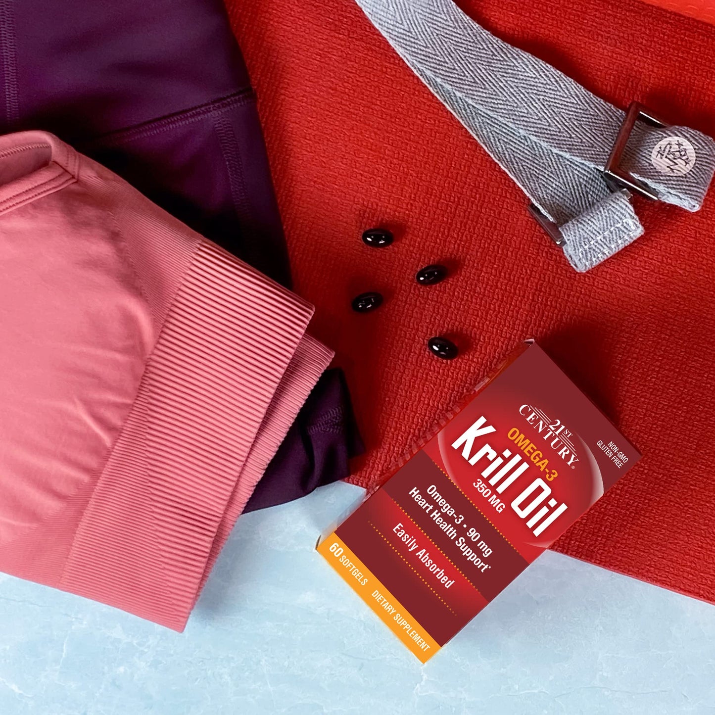 21st Century Krill Oil, 350 mg, 60 Softgels